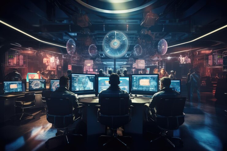 team-security-guards-monitoring-cctv-cameras-surveillance-room-cctv-security-concept-futuristic-cybersecurity-workspace-team-security-professionals-working-together-ai-generated_538213-37351